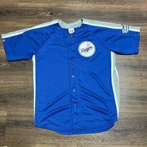 Majestic Dodgers Royal Blue Baseball Jersey